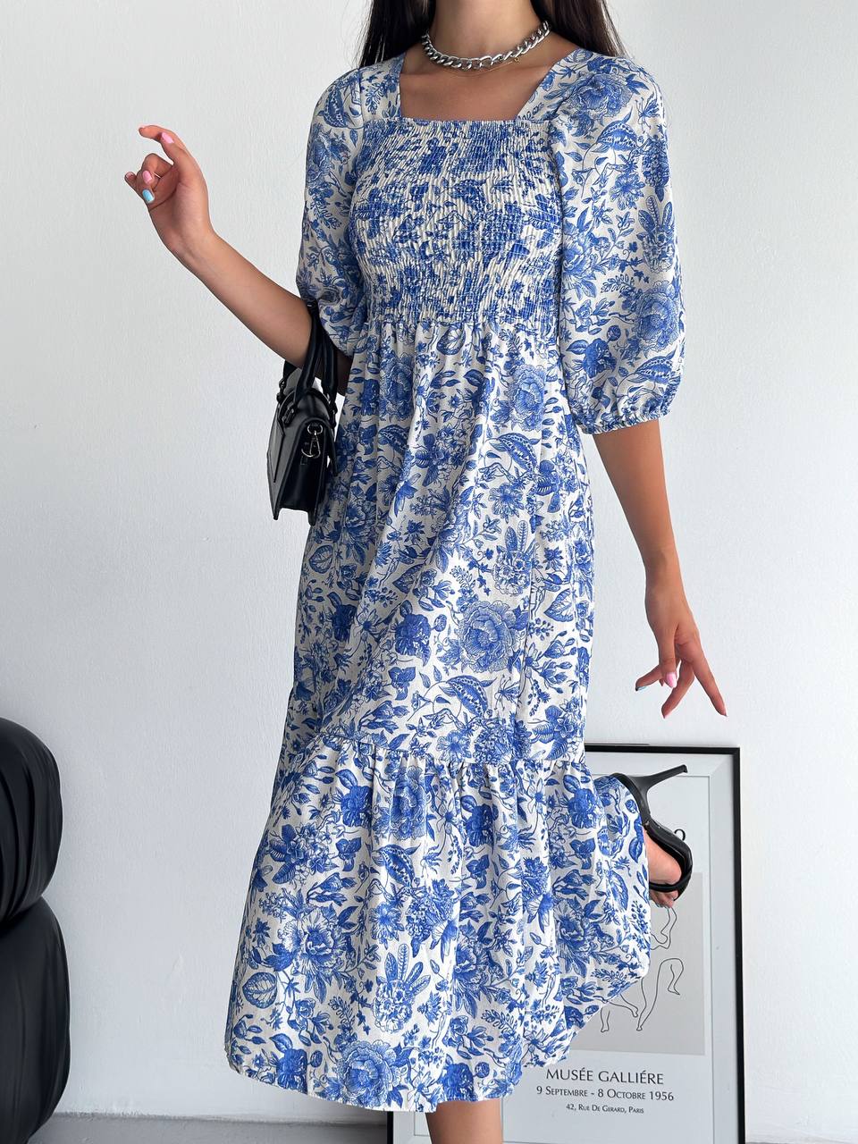 ROBE MI - LONGUE EFFET FLORAL PREMUIM - Premium ROBE from DION - Just DA 5300! Shop now at DION