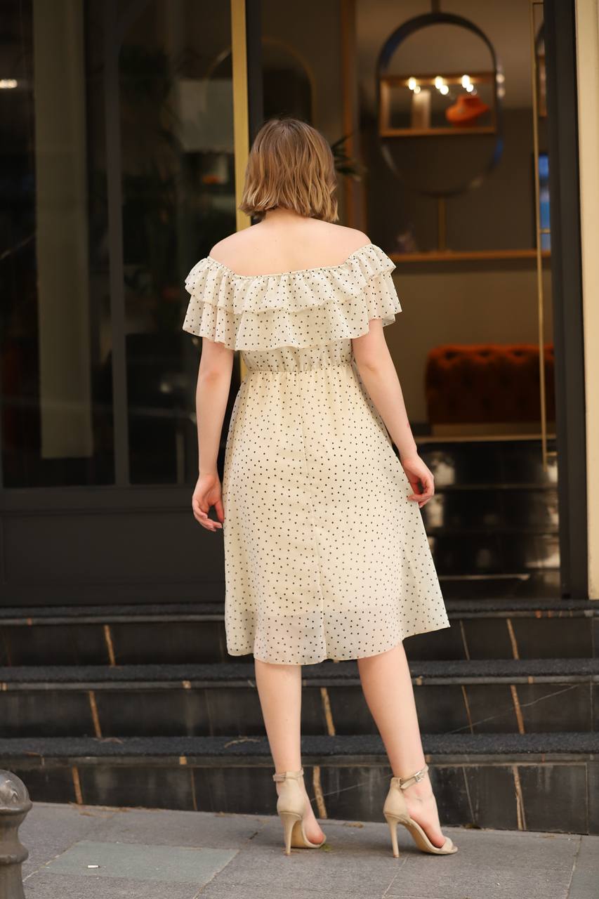 ROBE MINI FOULARD A POIS - Premium ROBE from DION - Just DA 4700! Shop now at DION