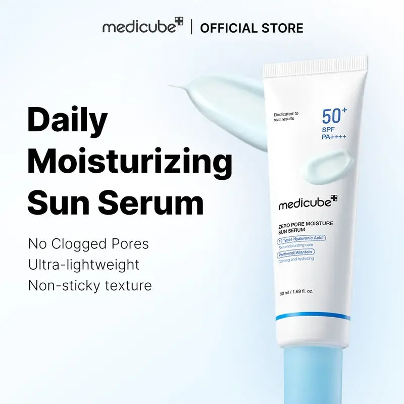 MEDICUBE ZERO PORE MOISTURE SUN SERUM SPF50+ PA++++ 50ML