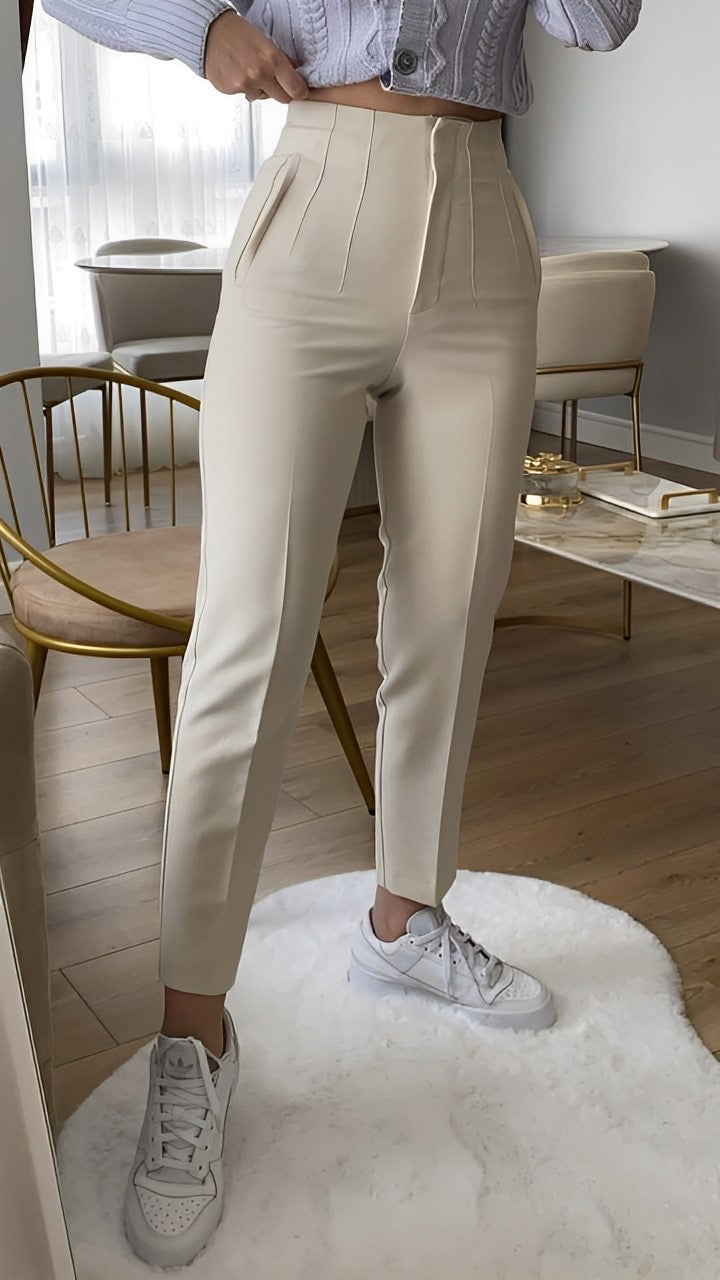 PANTALON CLASSIQUE BEIGE SIMPLE - Premium from DION - Just DA 3600! Shop now at DION