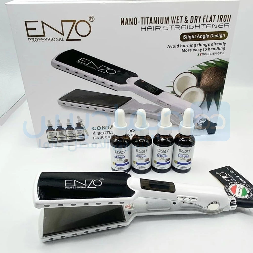 LISSEUR NANO TITANIUM WET & DRY FLAT IRON ENZO 5050