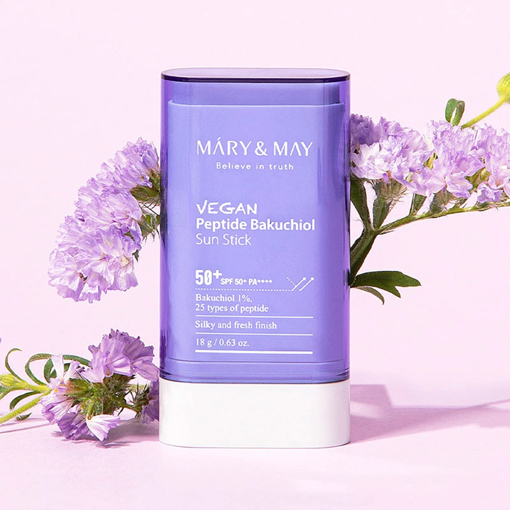 MÀRY & MAY – VEGAN PEPTIDE BAKUCHIOL SUN STICK SPF50+ PA++++