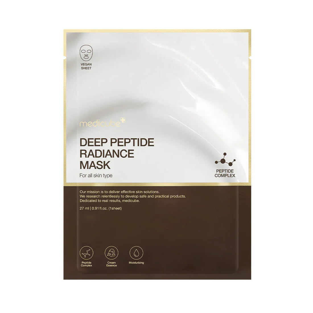 MEDICUBE DEEP PEPTIDE RADIANCE MASQUE TISSU 27ML