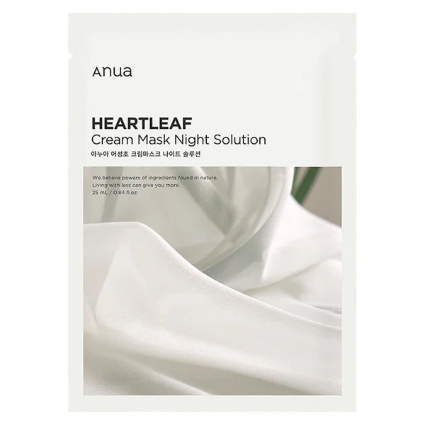 ANUA HEARTLEAF CREAM MASK NIGHT SOLUTION