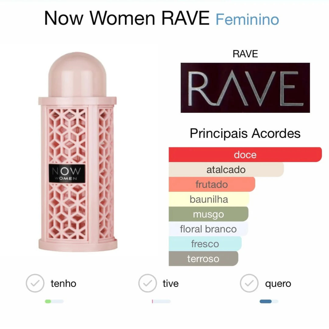LATTAFA NOW WOMEN RAVE EAU DE PARFUM 100ML