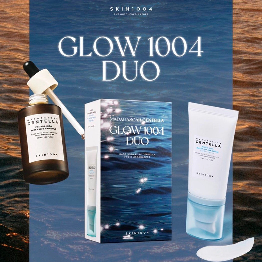 MADAGASCAR CENTELLA GLOW 1004 DUO SET - COFFRET SOIN VISAGE 50ML + 50ML