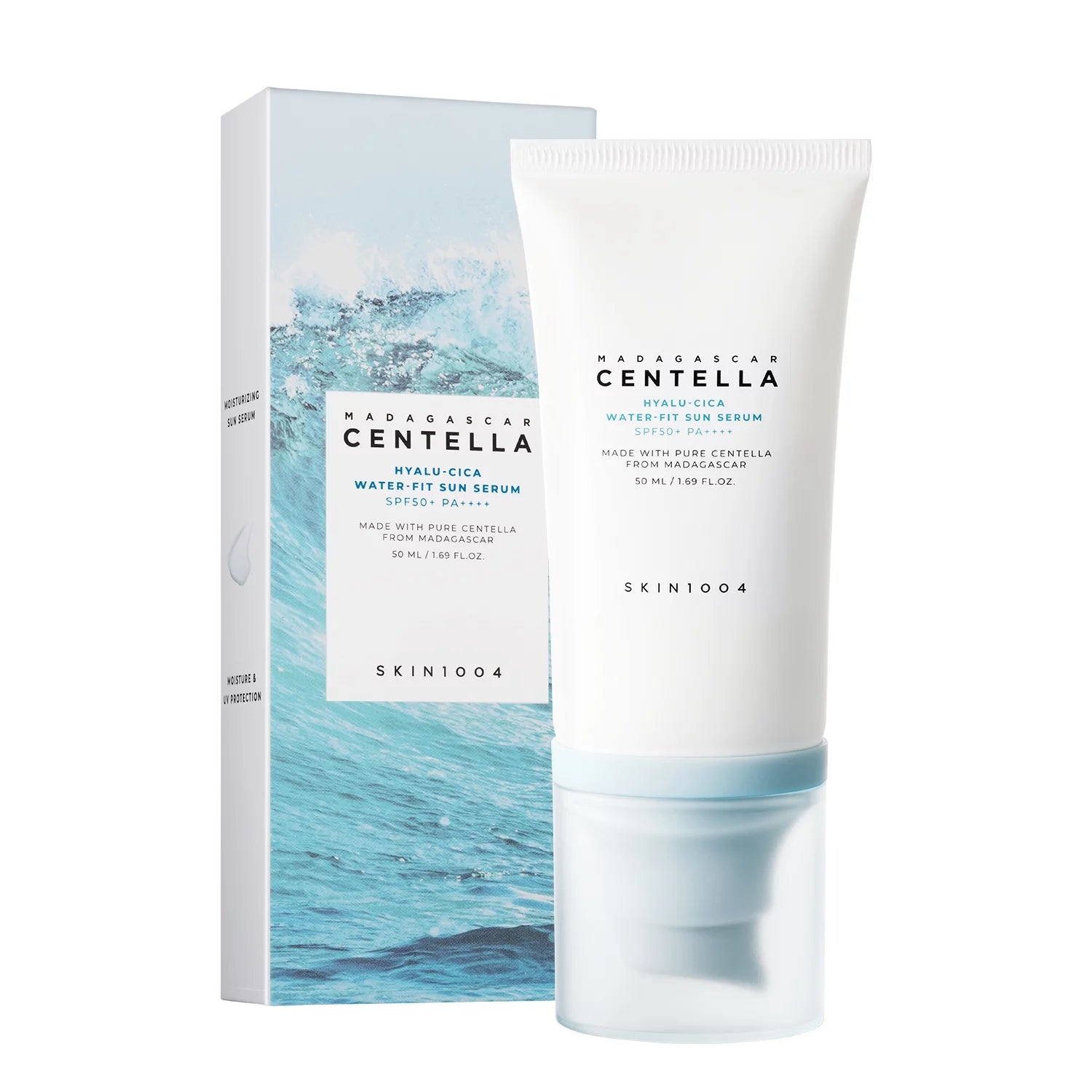 MADAGASCAR CENTELLA HYALU-CICA WATER-FIT SUN SERUM SPF 50+ PA++++