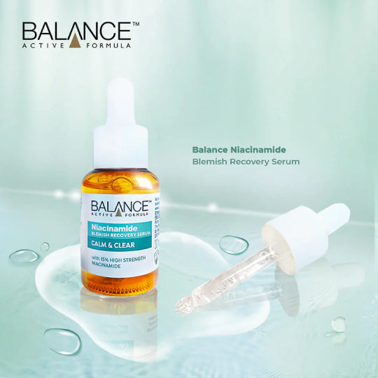 BALANCE ACTIVE FORMULA NIACINAMIDE BLEMISH RECOVERY SERUM 30ML