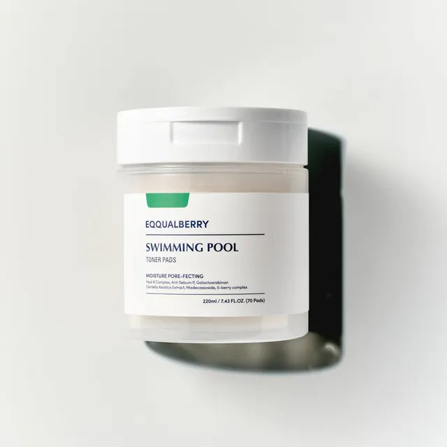 EQQUALBERRY SWIMMING POOL TONER PADS 220ML 70 PADS