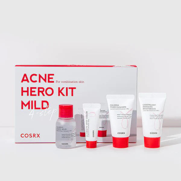 COSRX - ACNE HERO KIT MILD - DISCOVERY SET 4 STEPS