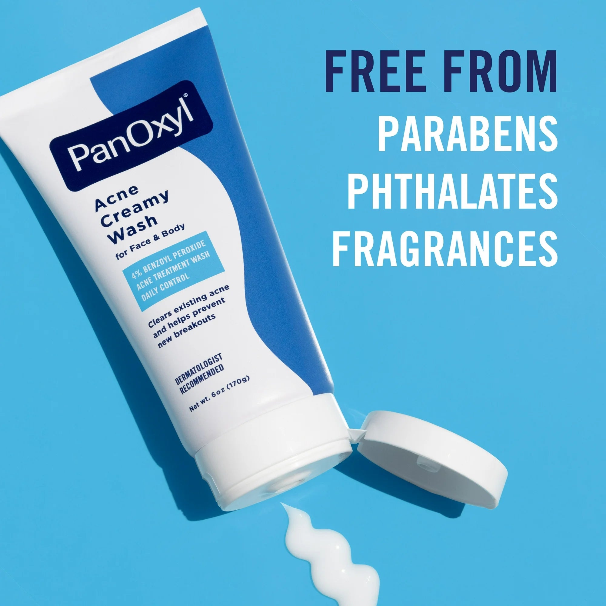 PANOXYL ACNE CREAMY WASH 4% PERCENT BENZOYL PEROXIDE DAILY CONTROL 170G