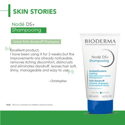 BIODERMA NODÉ DS+ SHAMPOOING ANTIPELLICULAIRE INTENSE 125ML