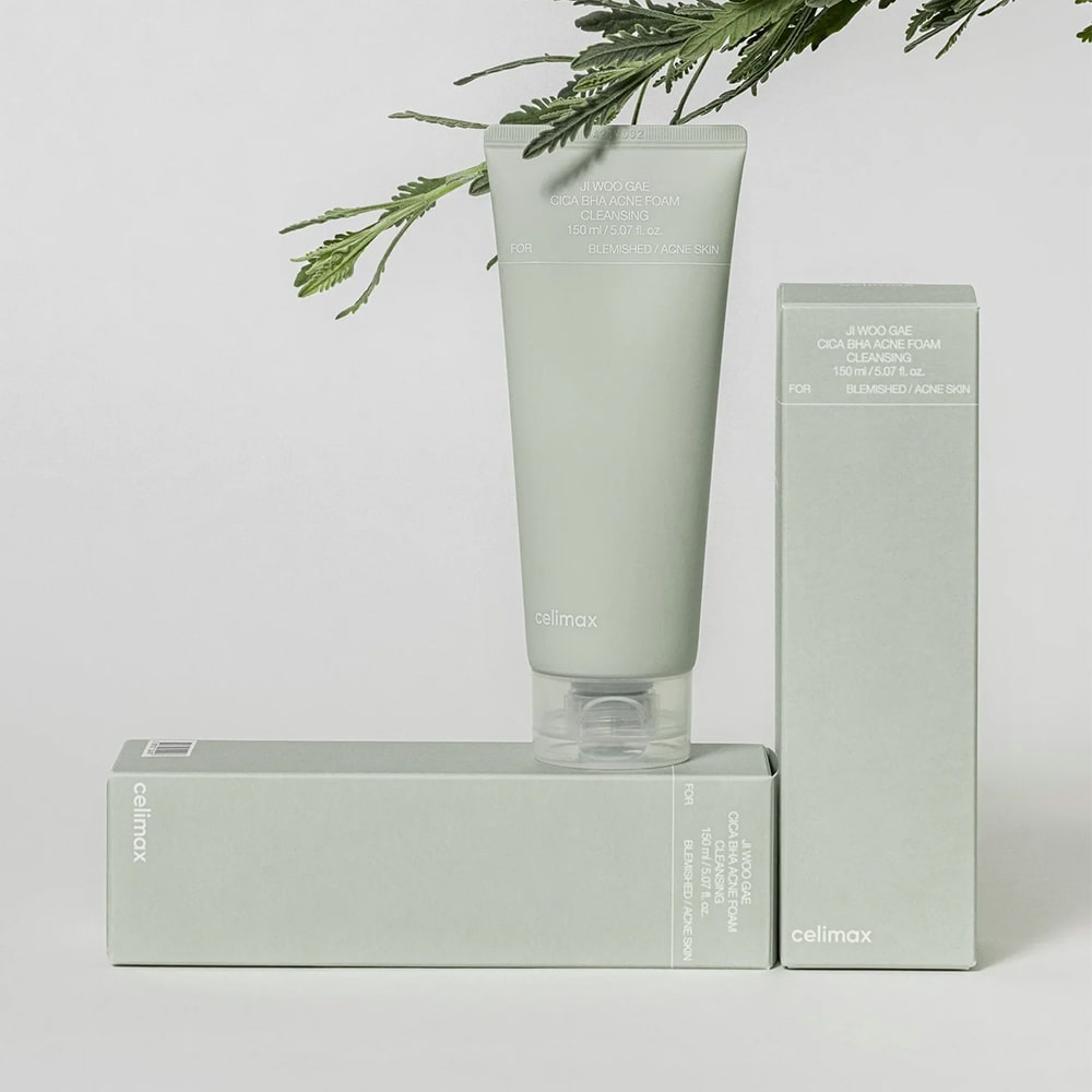 CELIMAX JI WOO GAE CICA BHA ACNE FOAM CLEANSING 150ML