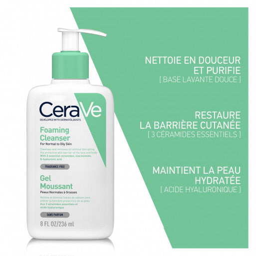 CERAVE GEL MOUSSANT NORMAL TO OILY SKIN 236ML