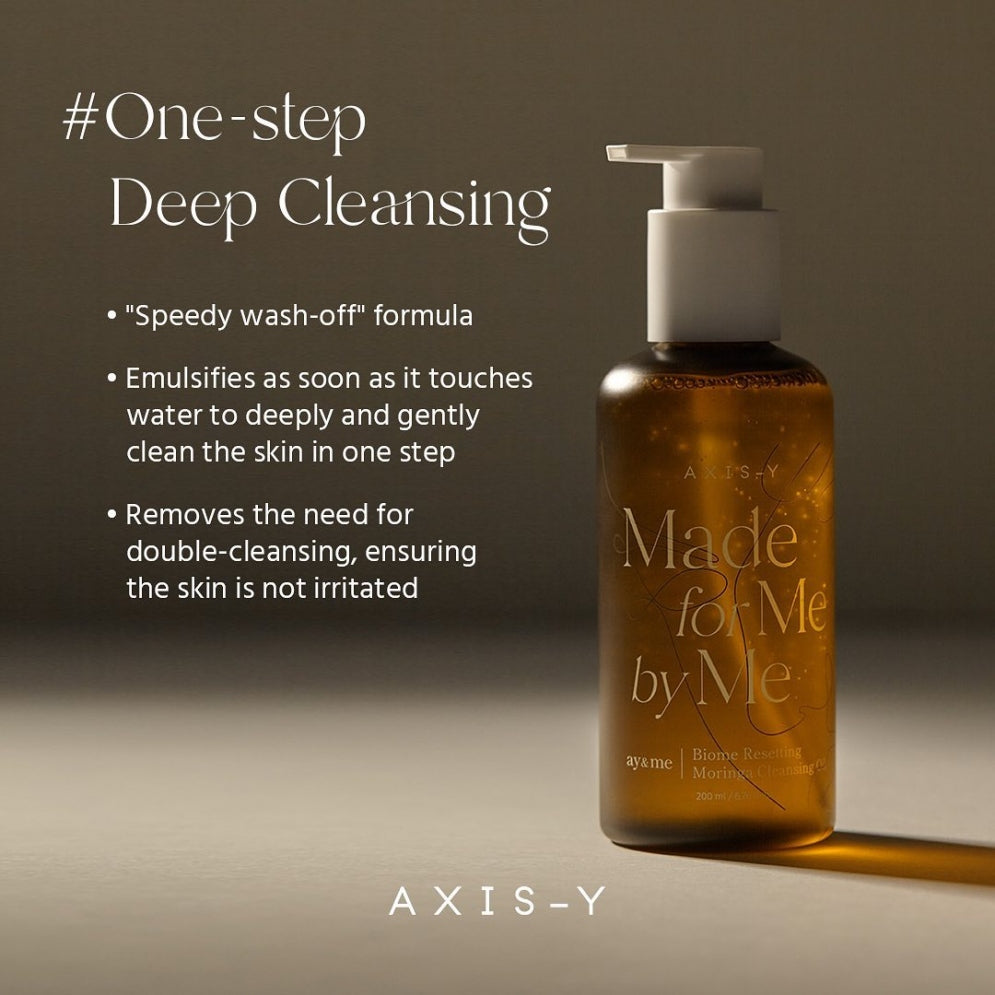 AXIS-Y BIOME RESETTING MORINGA CLEANSING OIL 200 ML