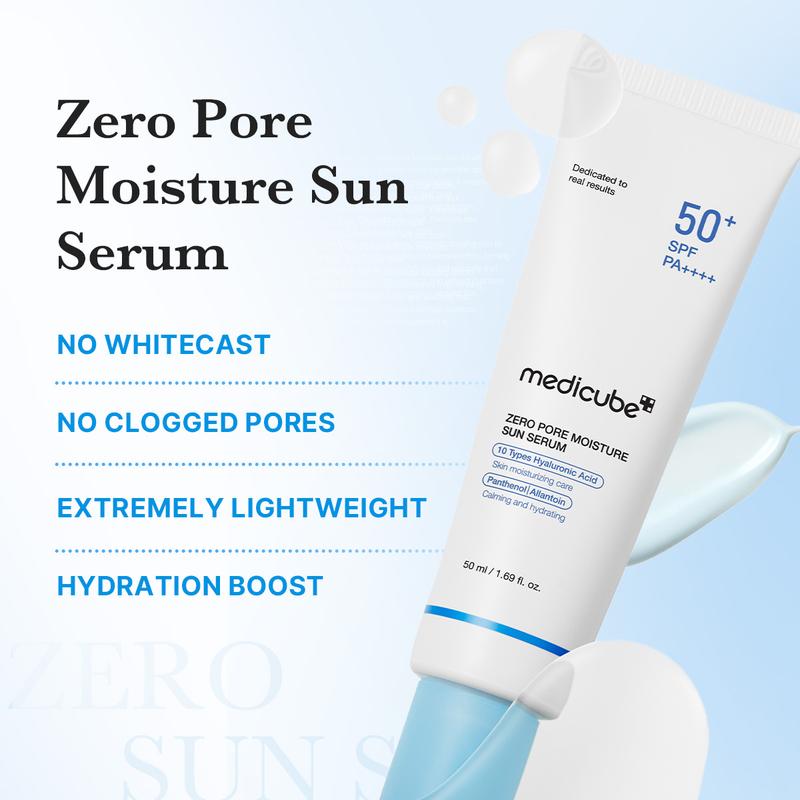 MEDICUBE ZERO PORE MOISTURE SUN SERUM SPF50+ PA++++ 50ML
