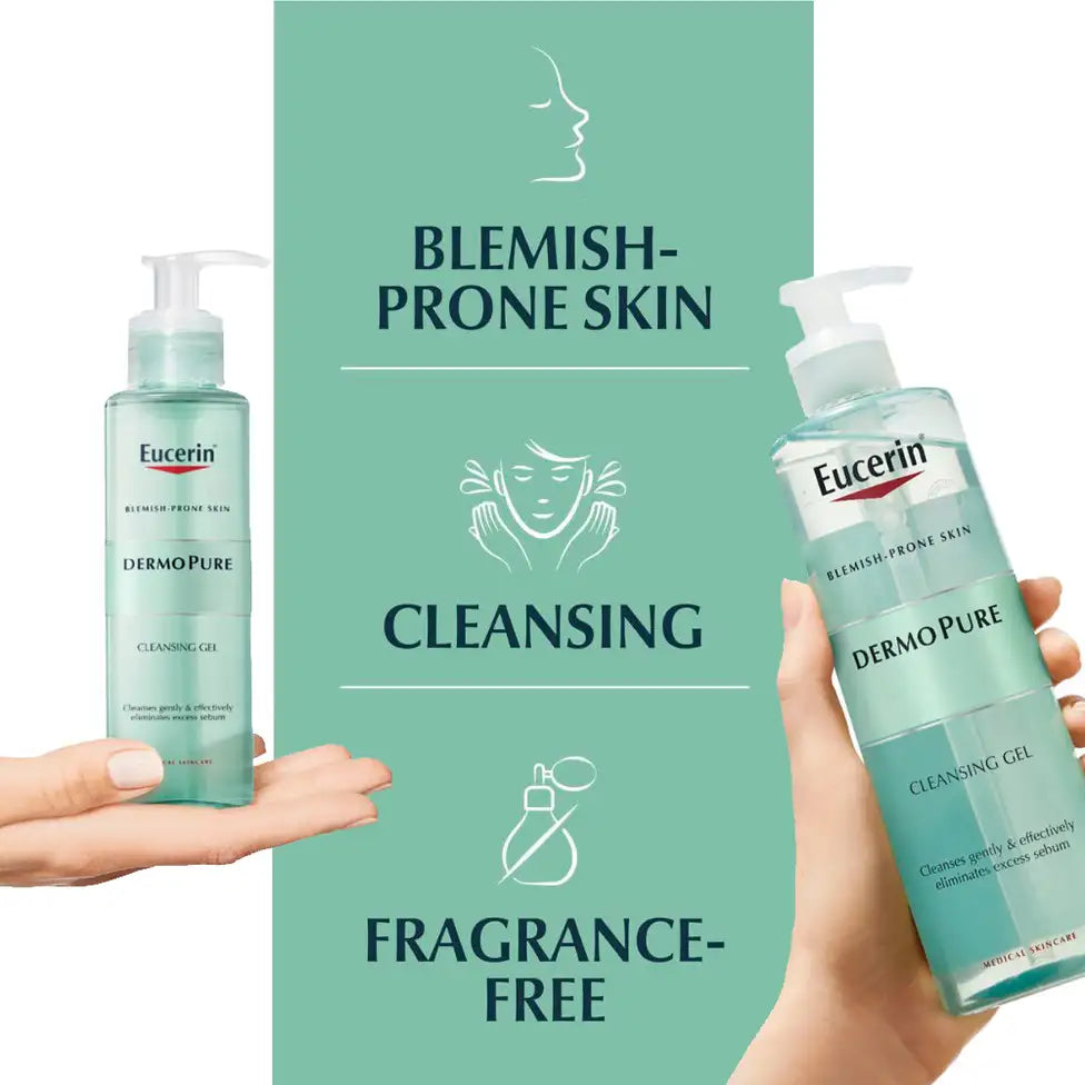 EUCERIN DERMOPURE REINIGUNGSGEL 400 ML GEL