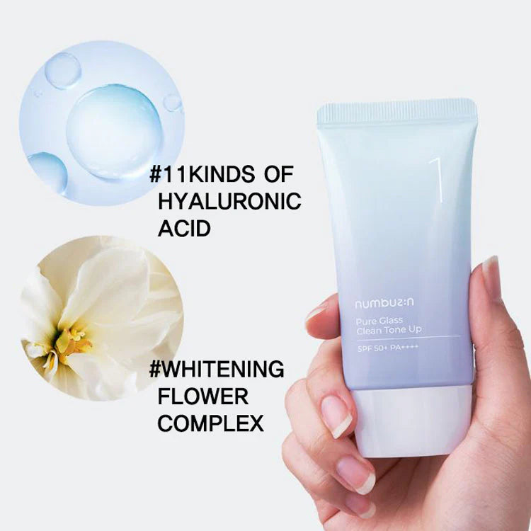 NUMBUZIN NO.1 PURE GLASS CLEAN TONE UP SPF50+ PA++++ 50ML