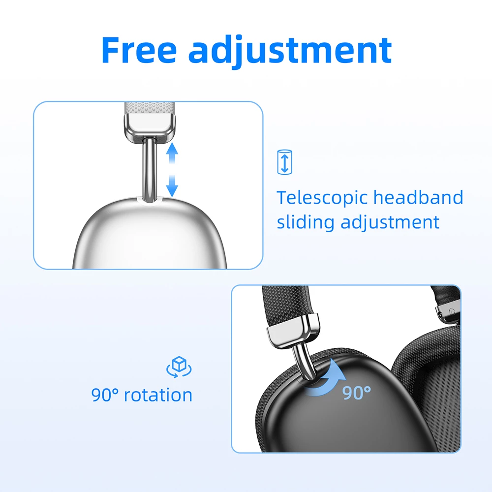 HOCO CASQUE SANS FIL W35 BLUTOOTH SILVER