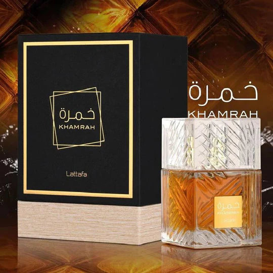 LATTAFA KHAMRAH EAU DE PARFUM 100 ML (DUPE ANGELS' SHARE BY KILIAN)