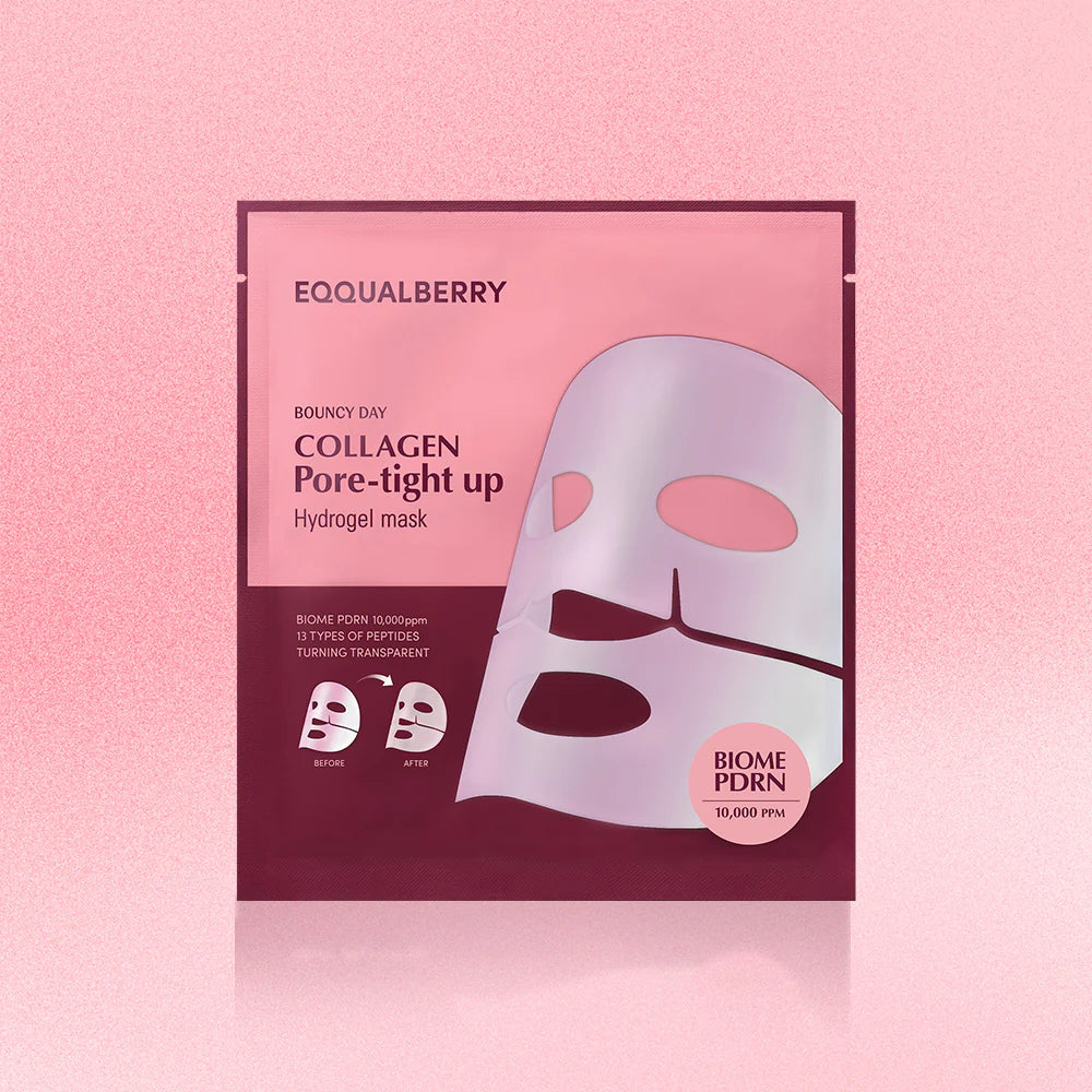 EQQUALBERRY COLLAGEN PORE-TIGHT UP HYDROGEL MASK