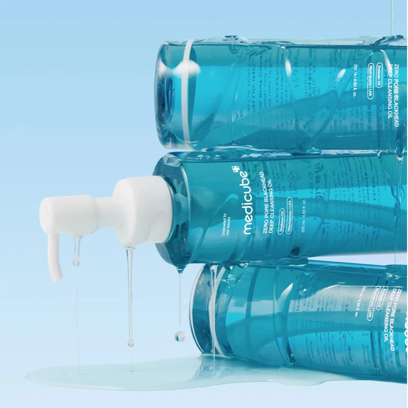 MEDICUBE ZERO PORE BLACKHEAD DEEP CLEANSING OIL 205ML