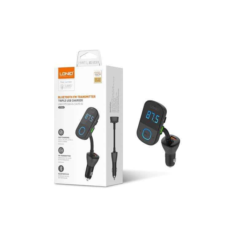 MODULATEUR CHARGEUR AUTO BLUETOOTH LDNIO C705Q - Premium from DION - Just DA 2900! Shop now at DION