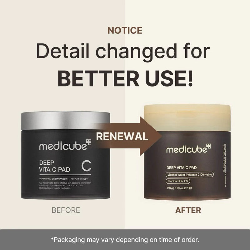 MEDICUBE DEEP VITA C FACIAL 70 PADS 150G