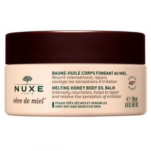 BAUME-HUILE CORPS FONDANT, NUXE RÊVE DE MIEL 200 ML