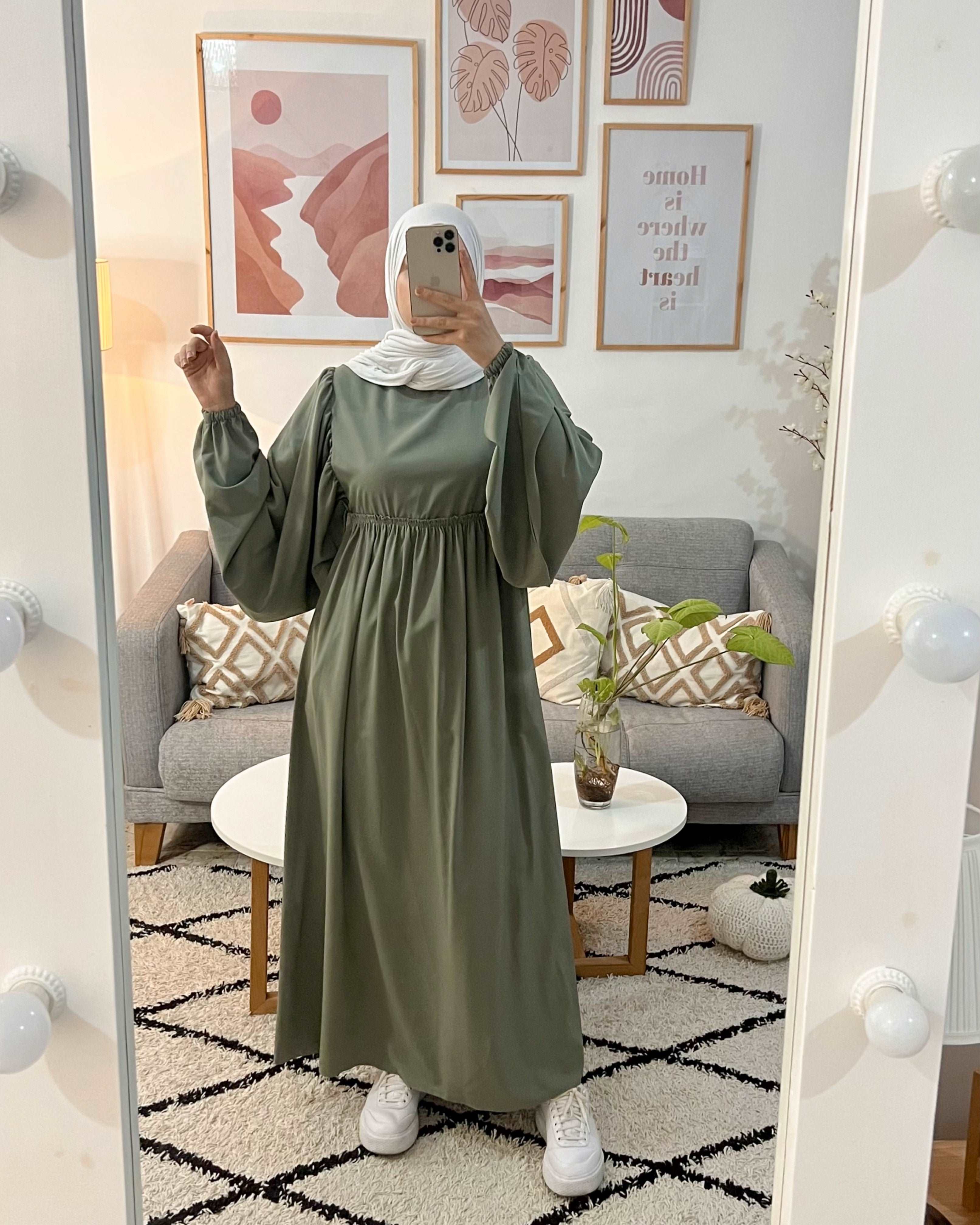 HIJAB MANCHES LARGES COULEUR MINT