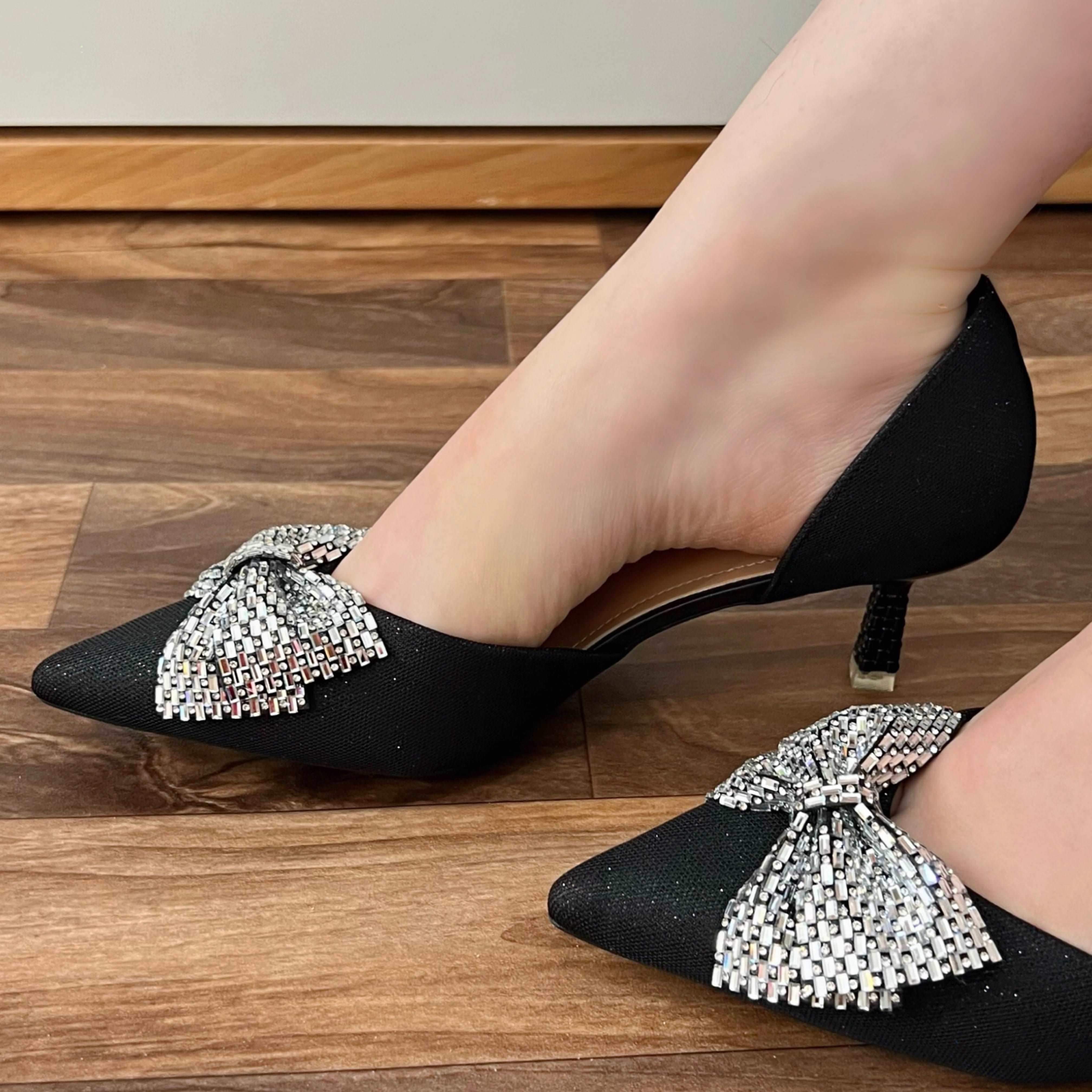 CHAUSSURE A STRASS PAPILLION DEVANT POINTU - Premium SOIREE from DION - Just DA 6500! Shop now at DION