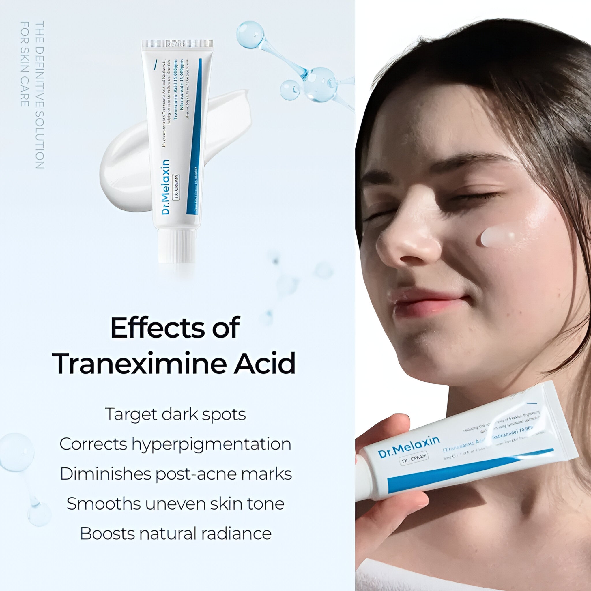 DR.MELAXIN TX-CREAM (TRENEXAMIC ACID+ NIACINAMIDE) 50G