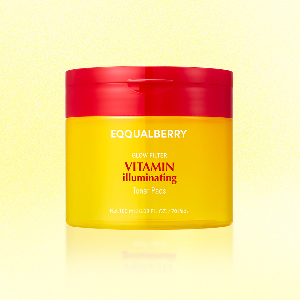 EQQUALBERRY VITAMIN ILLUMINATING TONER PADS 70PADS