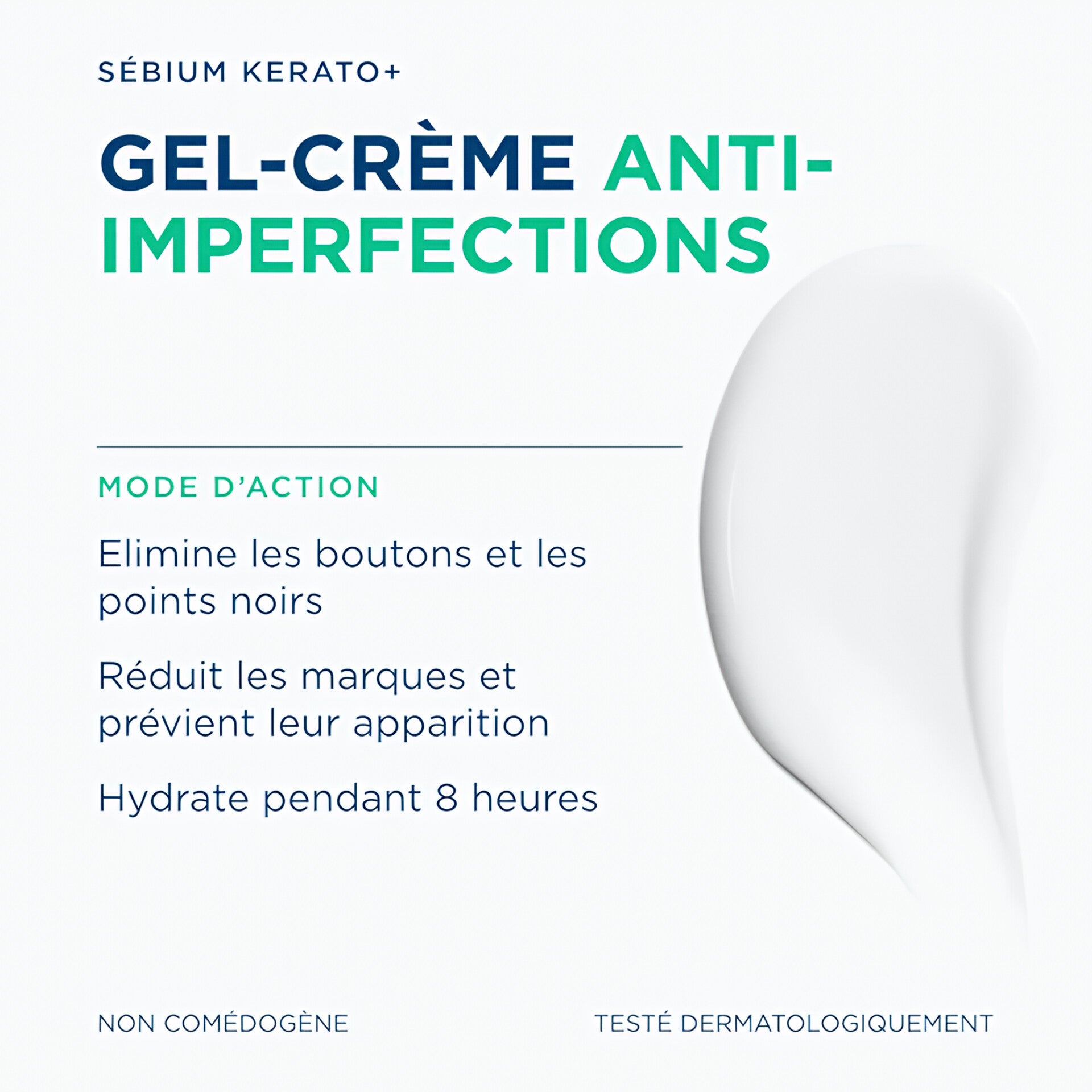 BIODERMA SÉBIUM KERATO+ GEL-CRÈME ANTI-IMPERFECTION HAUTE TOLÉRANCE 30ML ( NEW )