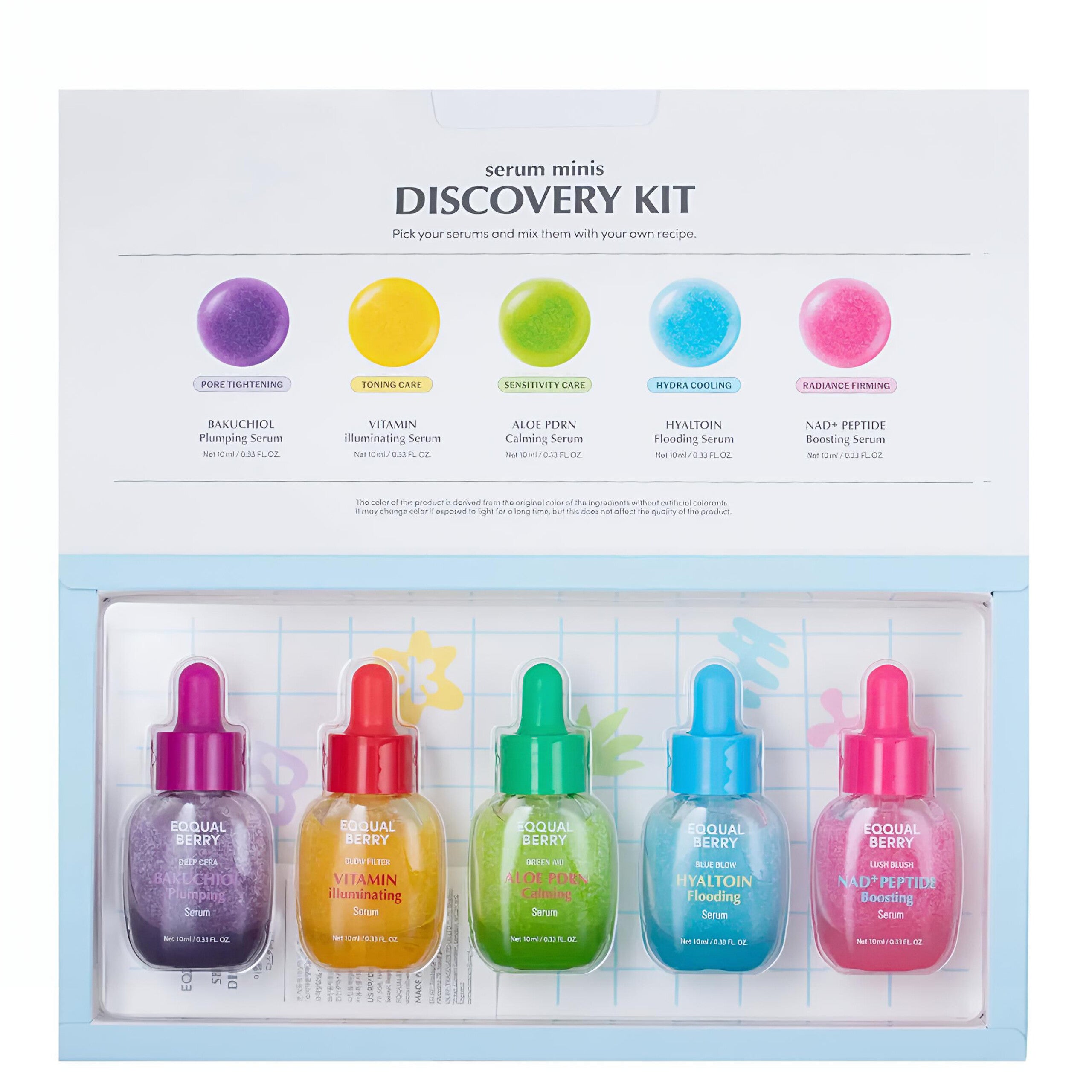 EQQUALBERRY DISCOVERY KIT SERUM MINIS ( 10ML× 5 )