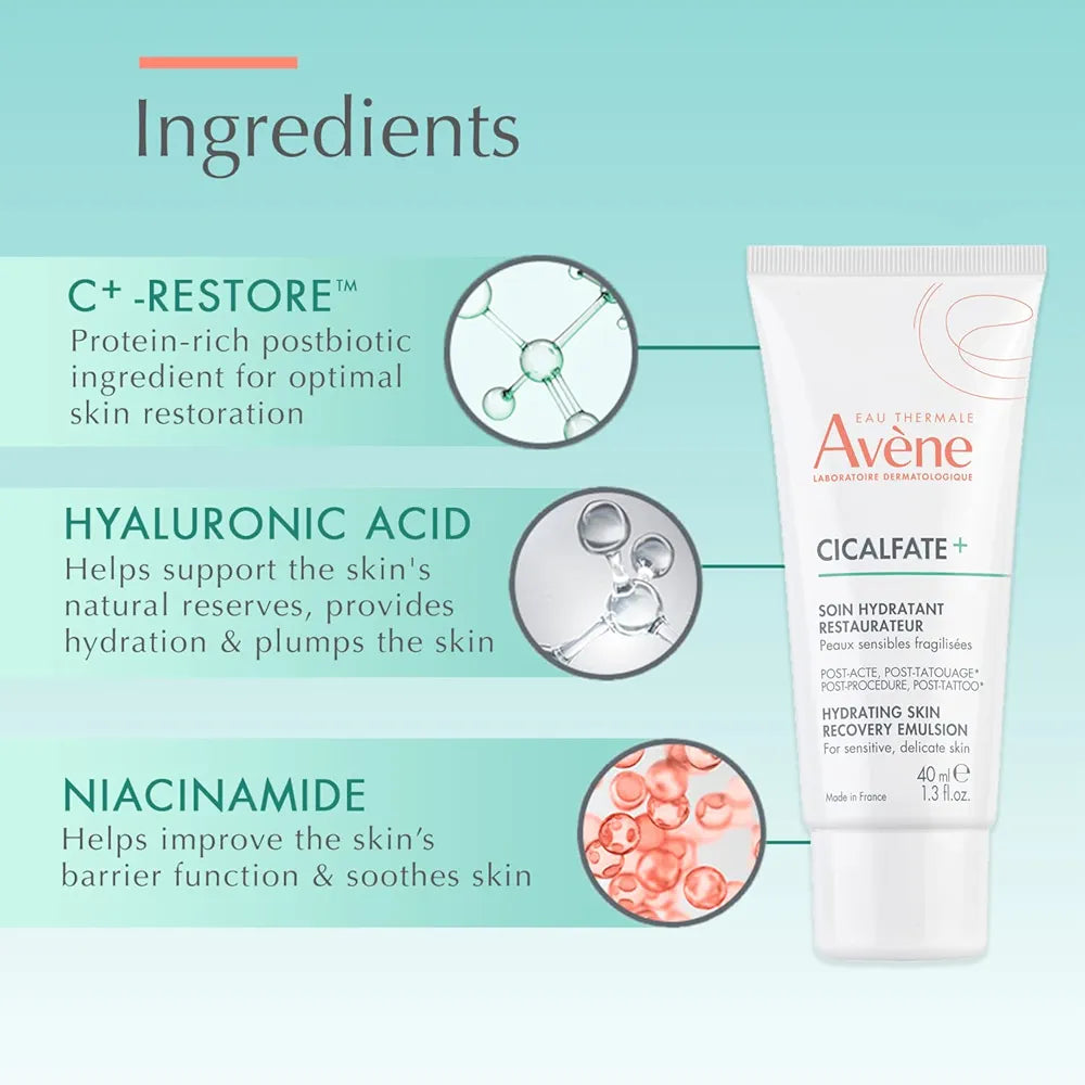 AVÈNE CICALFATE+ SOIN HYDRATANT RÉPARATEUR 40ML