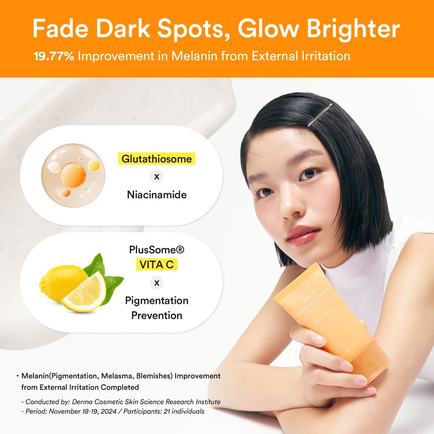 ABIB GLUTATHIOSOME CC SUNSCREEN SPF50+ PA+++ 50ML