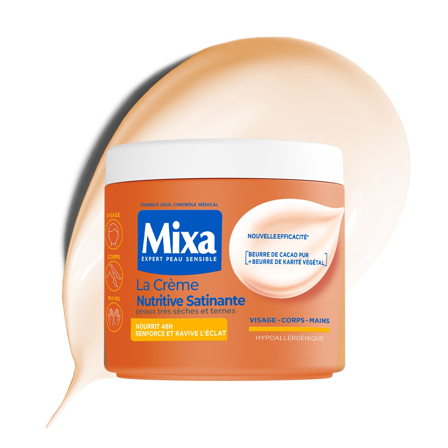 MIXA LA CRÈME NUTRITIVE SATINANTE 400ML