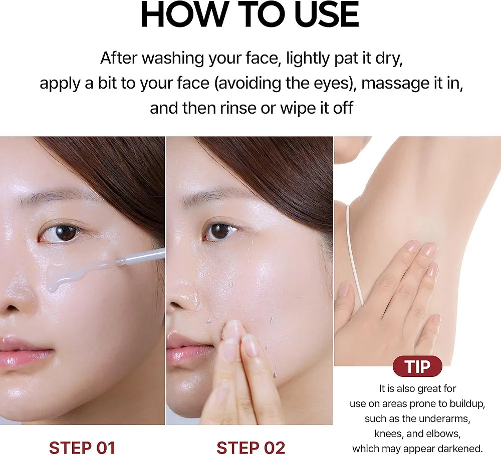 DR.MELAXIN PEEL SHOT EXFOLIATING BLACK RICE AMPOULE 80 ML