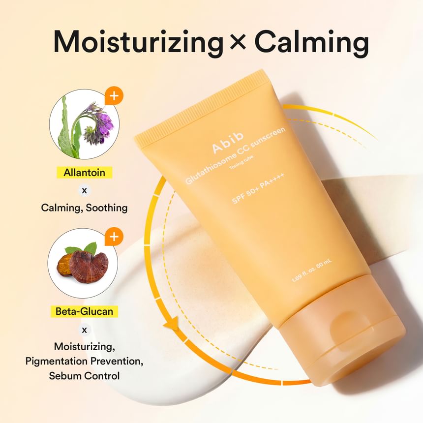 ABIB GLUTATHIOSOME CC SUNSCREEN SPF50+ PA+++ 50ML