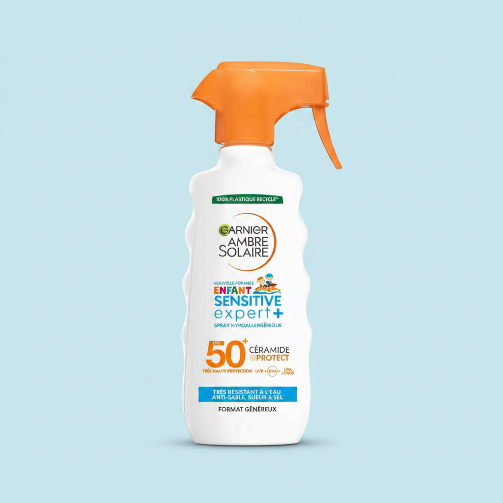 GARNIER SPRAY GÂCHETTE SENSITIVE EXPERT+ ENFANTS TRÈS HAUTE PROTECTION SPF50 270ML