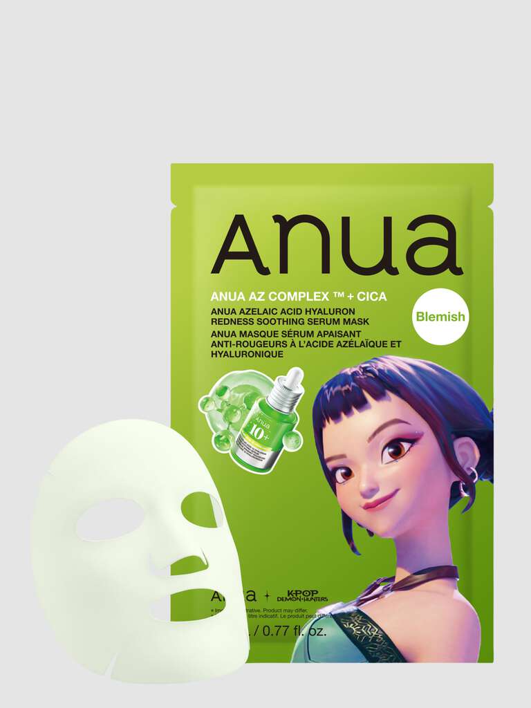 ANUA × KPOP DEMON HUNTERS AZELAIC ACID HYALURON REDNESS SOOTHING SERUM MASK 23ML