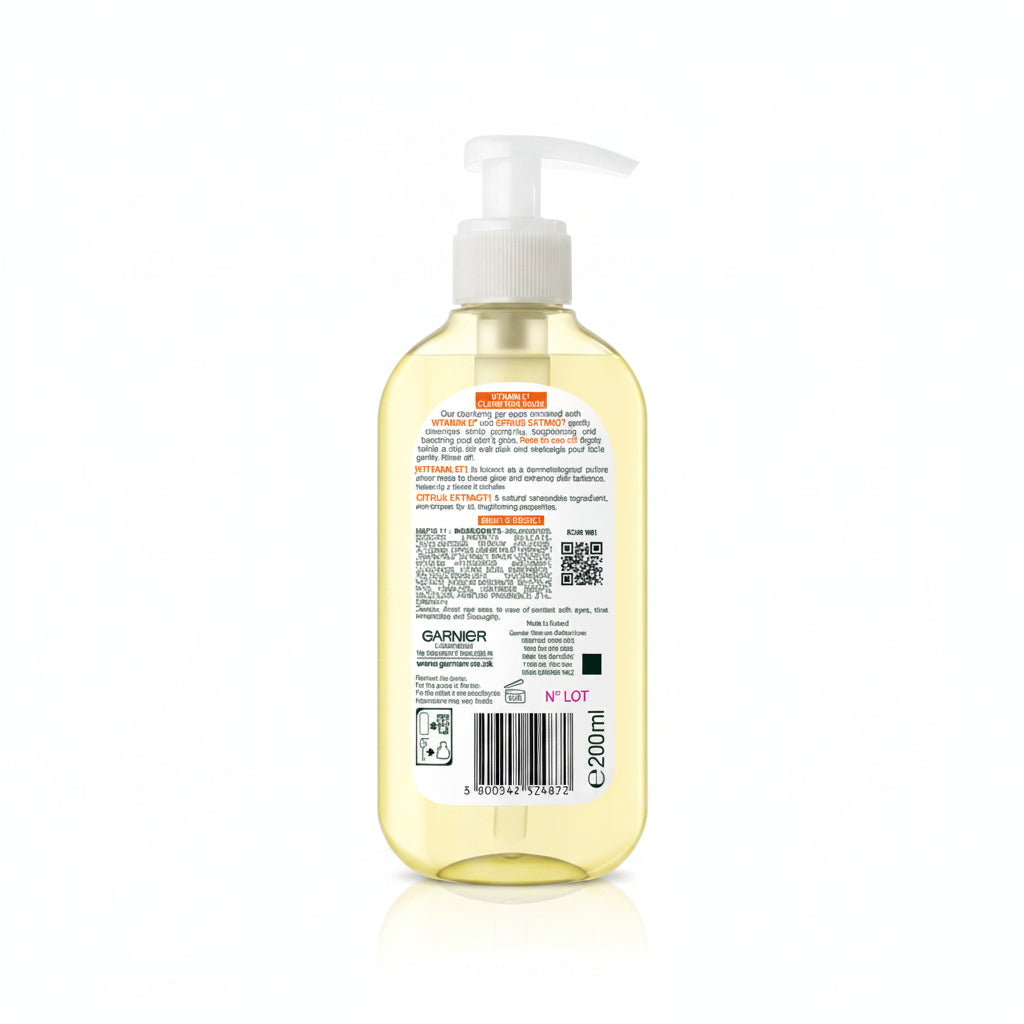 GARNIER VITAMIN C CLARIFYING WASH FOR DULL, UNEVEN SKIN 200ML