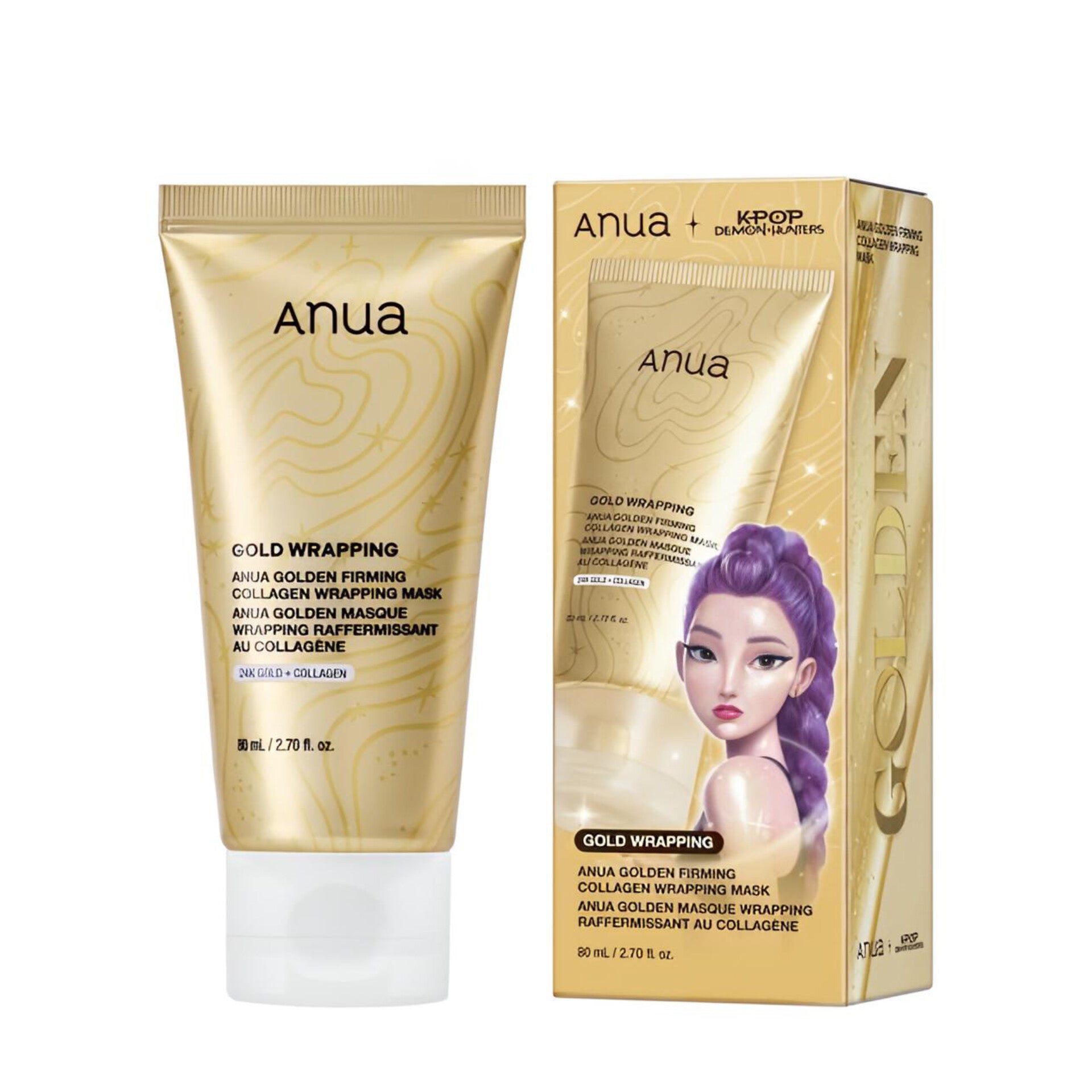 ANUA GOLDEN FIRMING COLLAGEN WRAPPING MASK 80 ML
