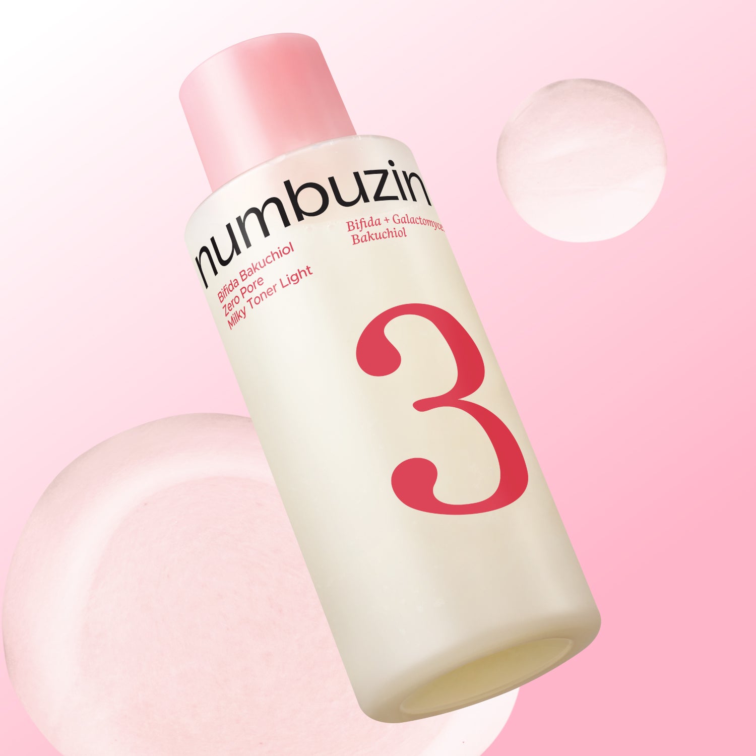 NUMBUZIN 3 BIFIDA BAKUCHIOL 50 ZERO PORE MILKY TONER 200ML
