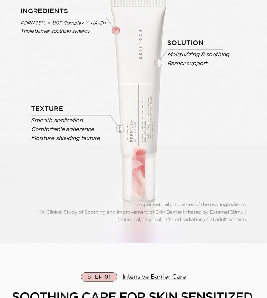 SKIN 1004 MADAGASCAR CENTELLA PDRN 1.5 CREAM 30 ML