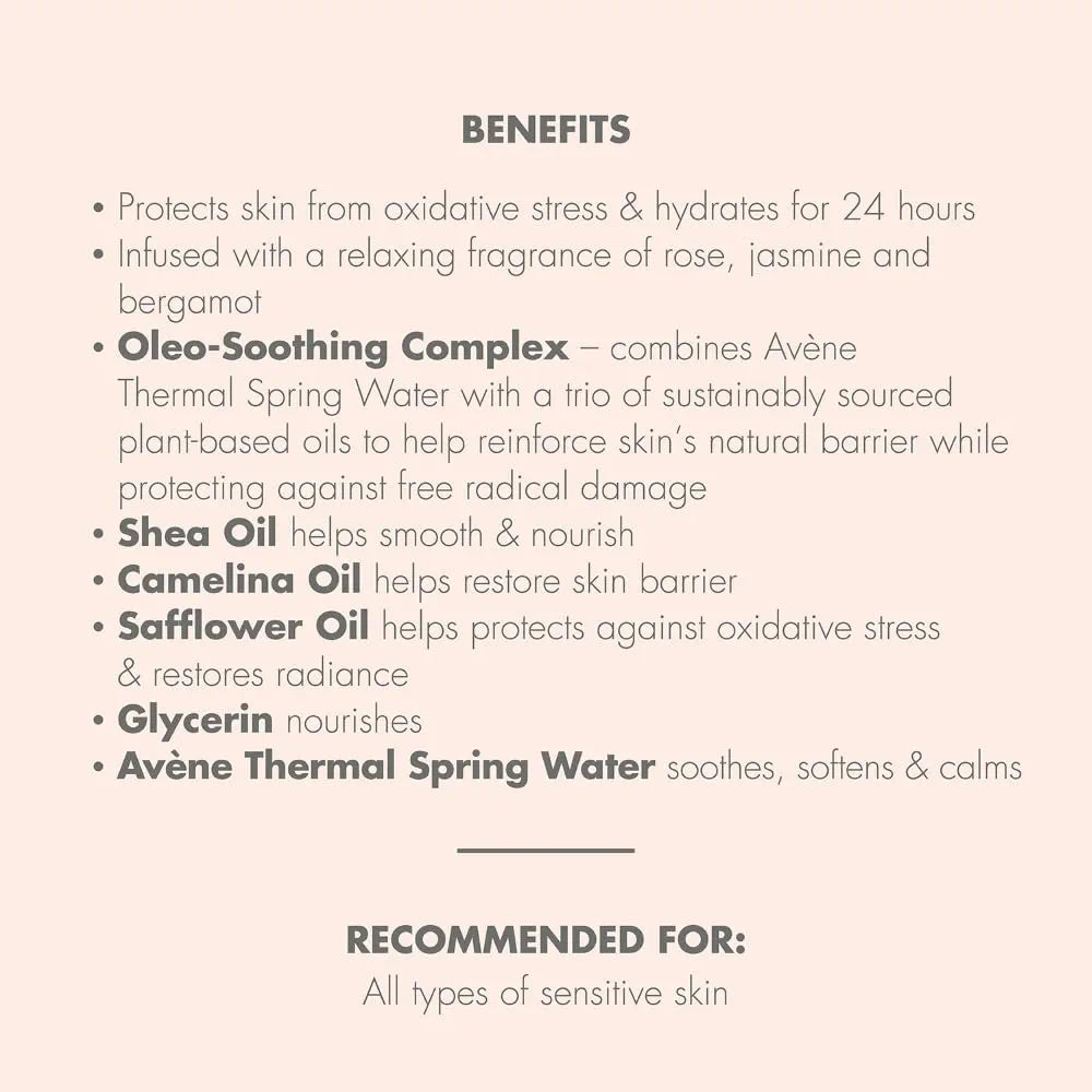 AVÈNE BAUME FONDANT HYDRATANT PEAUX SENSIBLES & SÈCHES 250ML