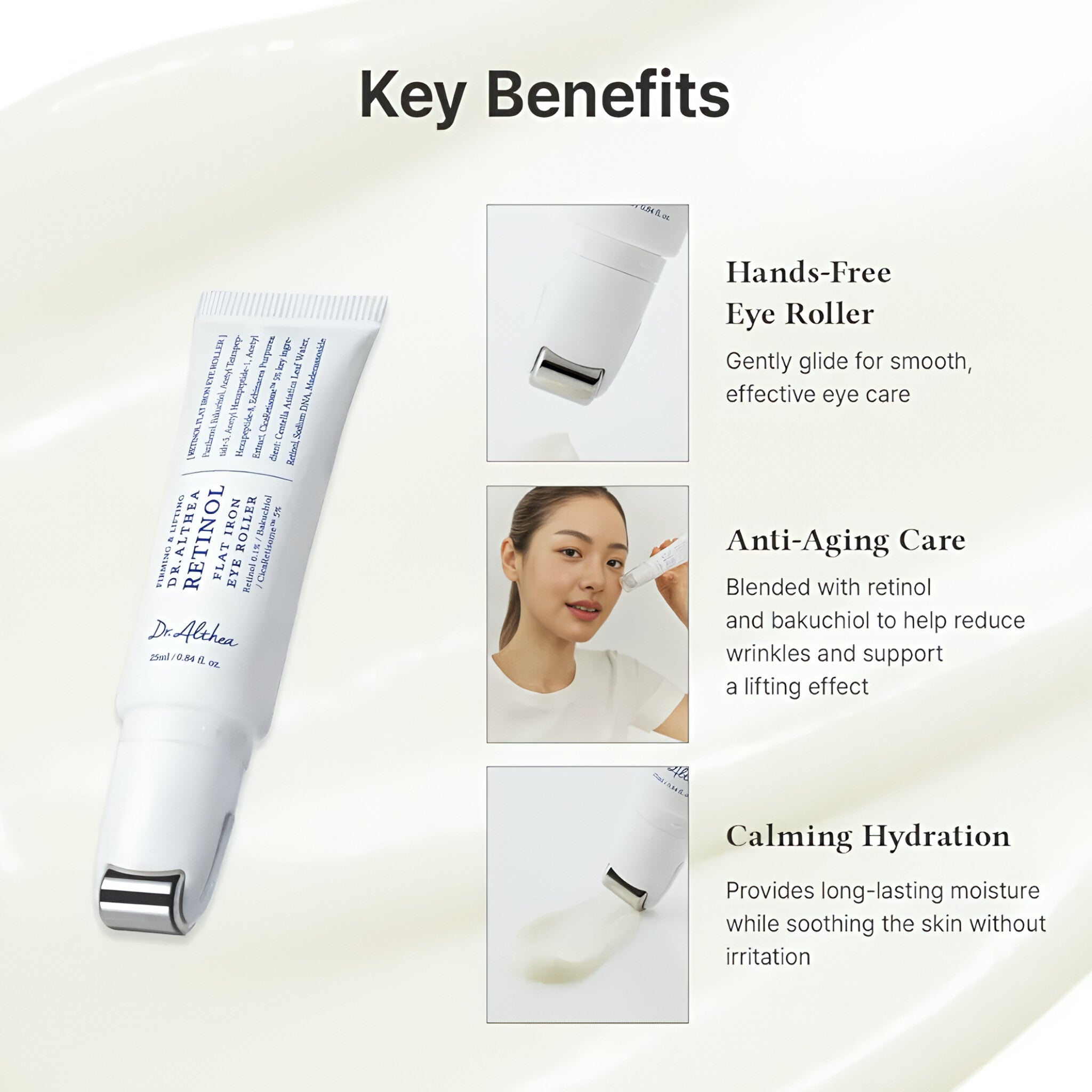 DR.ALTHEA RETINOL FLAT IRON EYE ROLLER 25 ML
