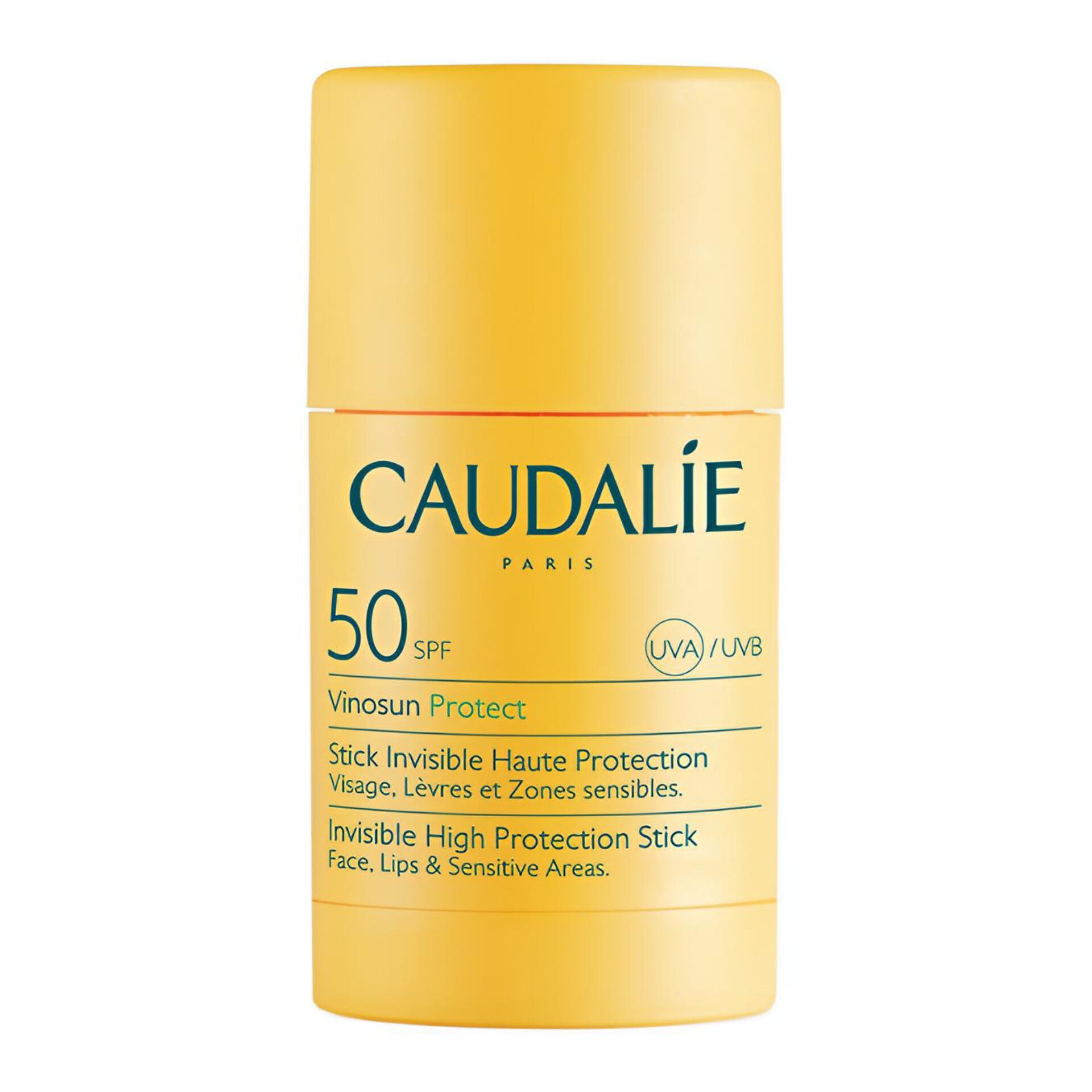 CAUDALIE VINOSUN PROTECT STICK INVISIBLE HAUT PROTECTION VISAGE , LÈVRES ET ZONES SESIBLE 15 G