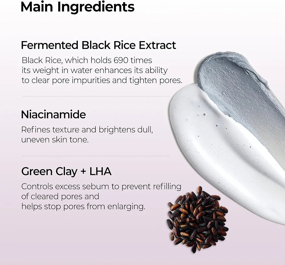 DR.MELAXIN PEEL SHOT BLACK RICE WHIP CLEANSER 100 ML
